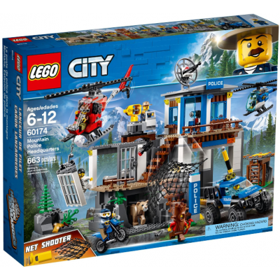LEGO CITY POLICE Le poste de police dans la montagne 2018